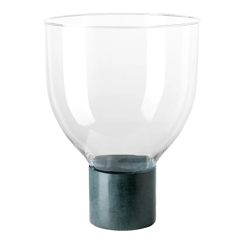 PEGO Windlicht mit Glas blau-grün