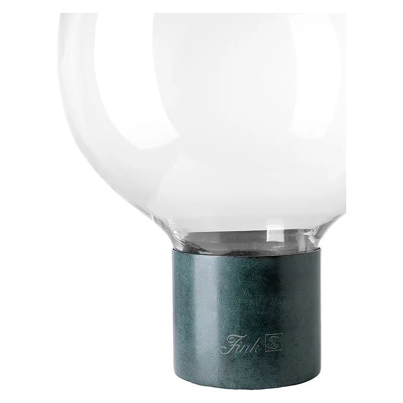 PEGO Windlicht mit Glas blau-grün