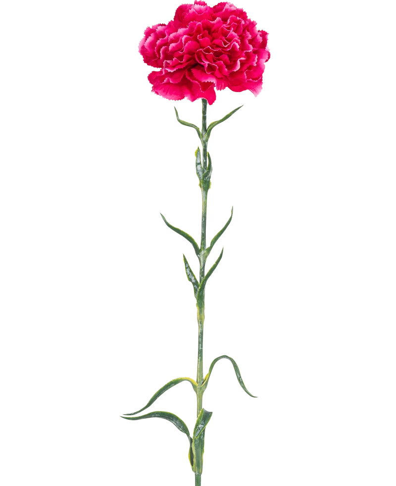Künstliche Blume Nelke 69 cm hart rosa
