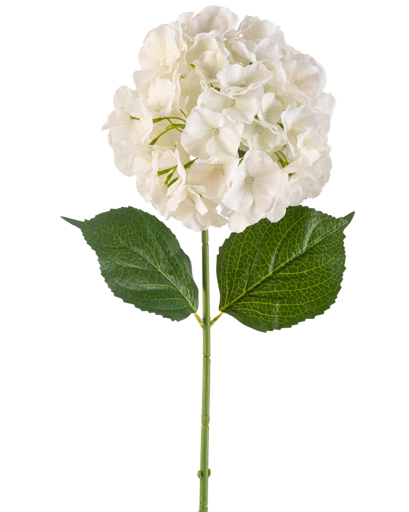 Künstliche Blume Hortensie 75 cm creme
