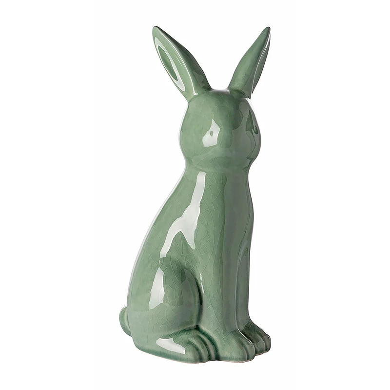 FABIUS Deko Hase grün