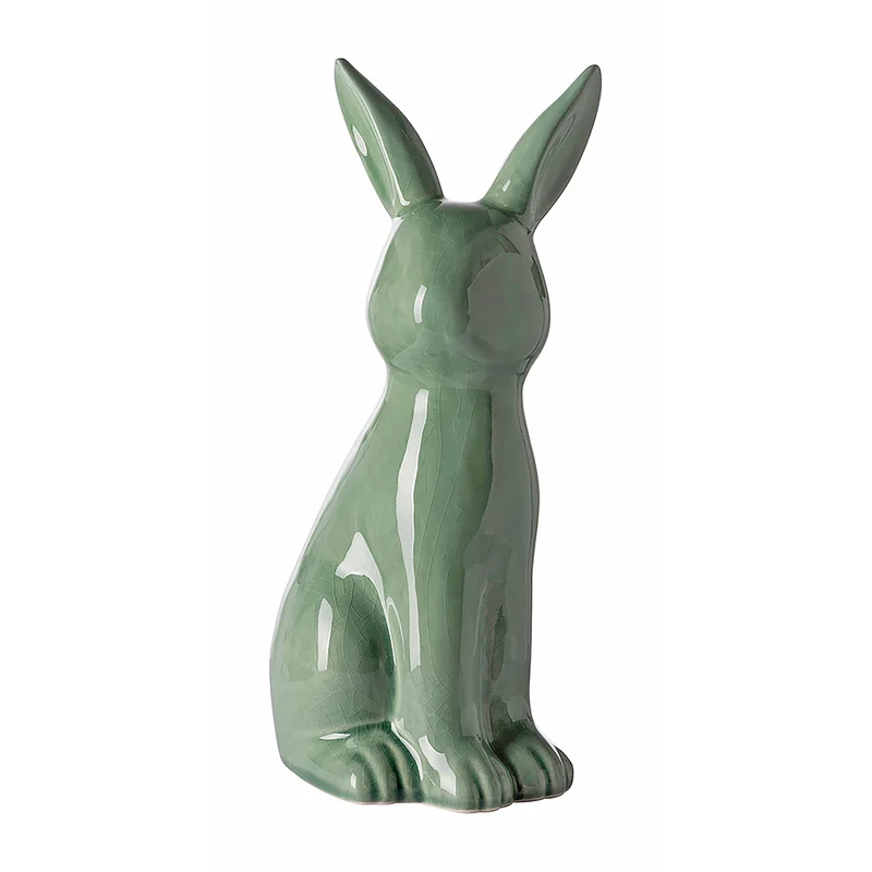 FABIUS Deko Hase grün