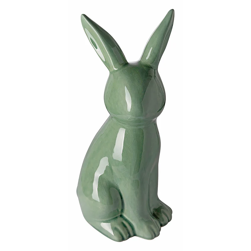FABIUS Deko Hase grün