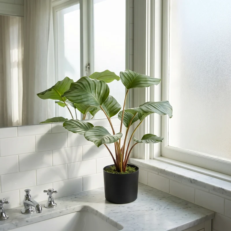 Künstliche Calathea - Silvina | 45 cm