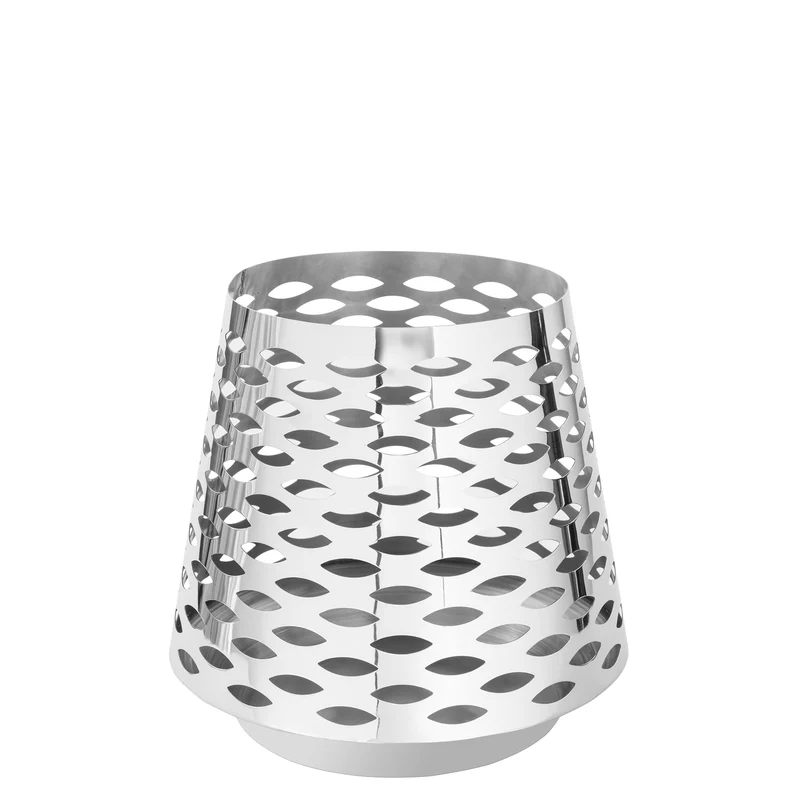 LUMA Windlicht silber