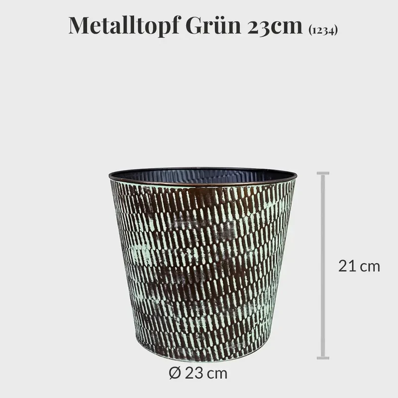 Metalltopf Outdoor 23cm