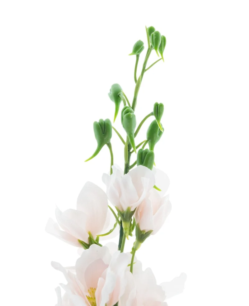 Kunstbloem Ridderspoor Real Touch champagnepa 90 cm