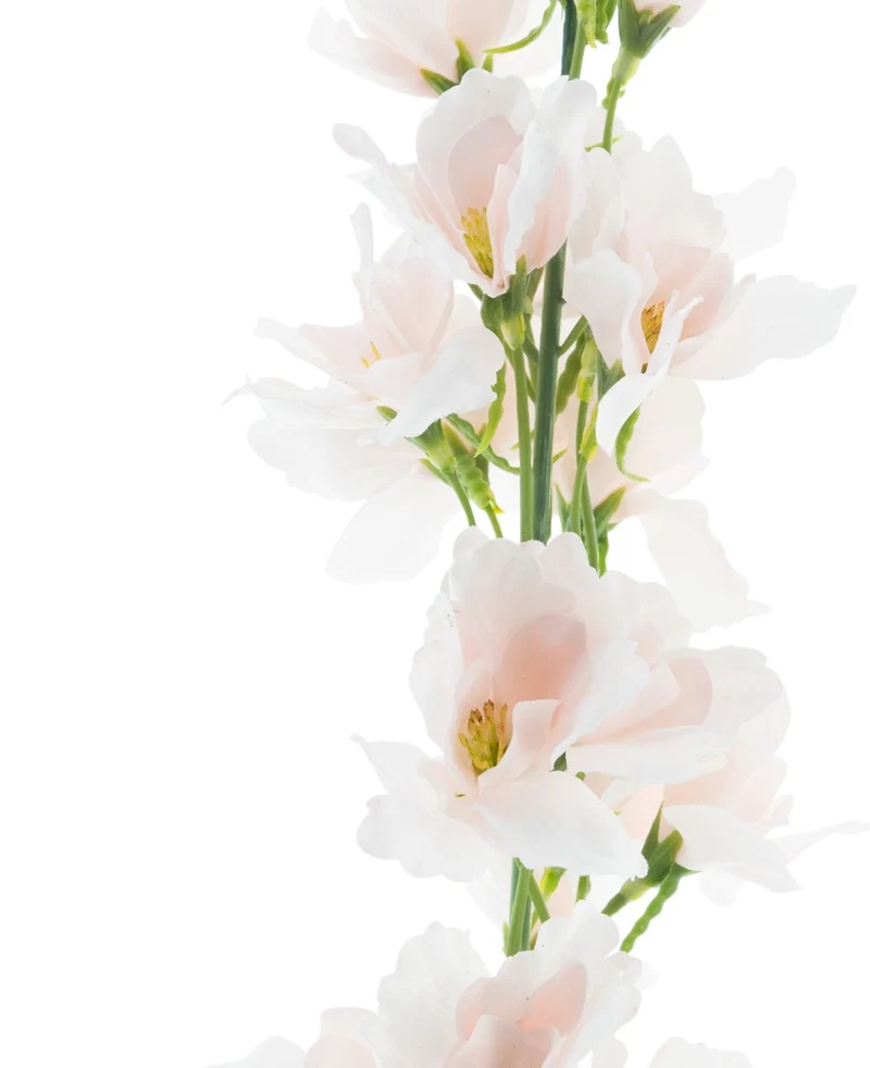Kunstbloem Ridderspoor Real Touch champagnepa 90 cm