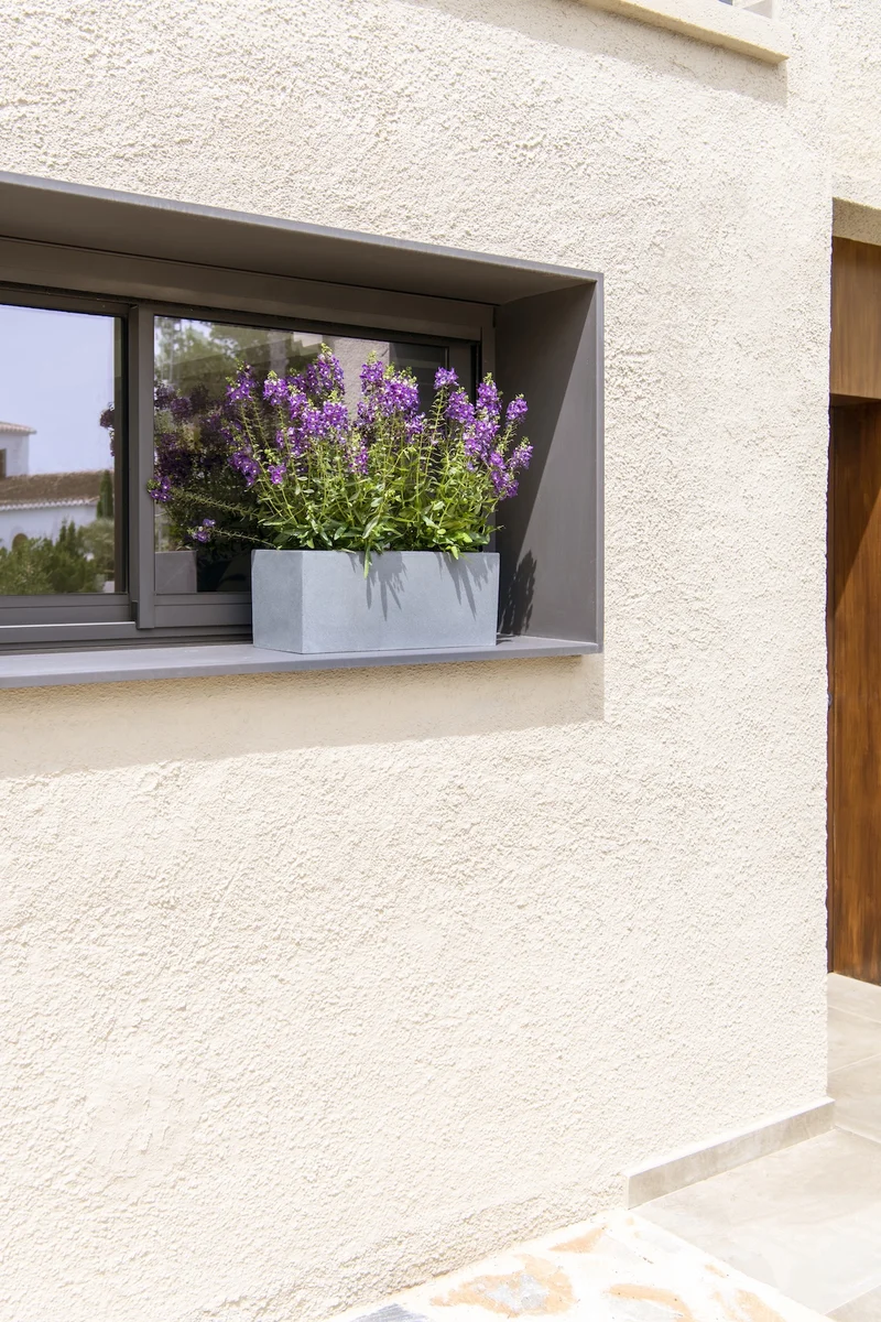 Frostfester Blumenkasten Balcony Grau