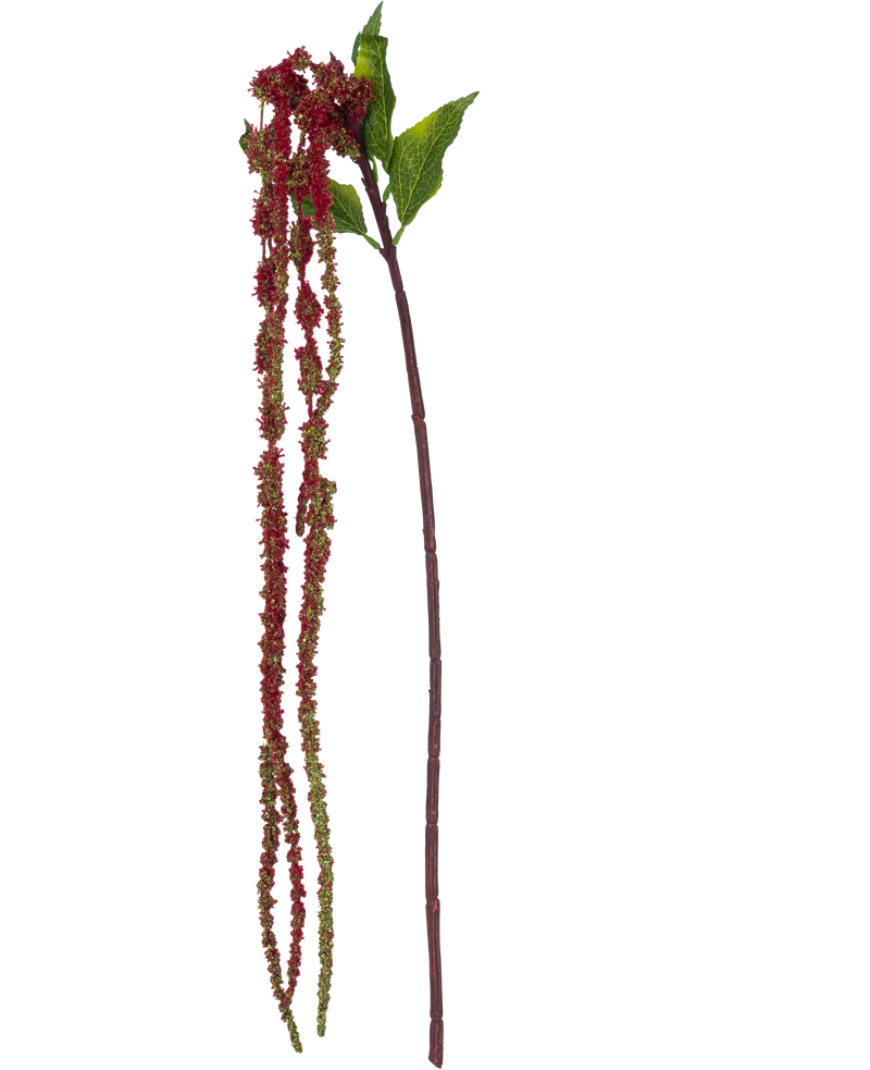 Künstliche Blume Amaranthus 122 cm weinrot