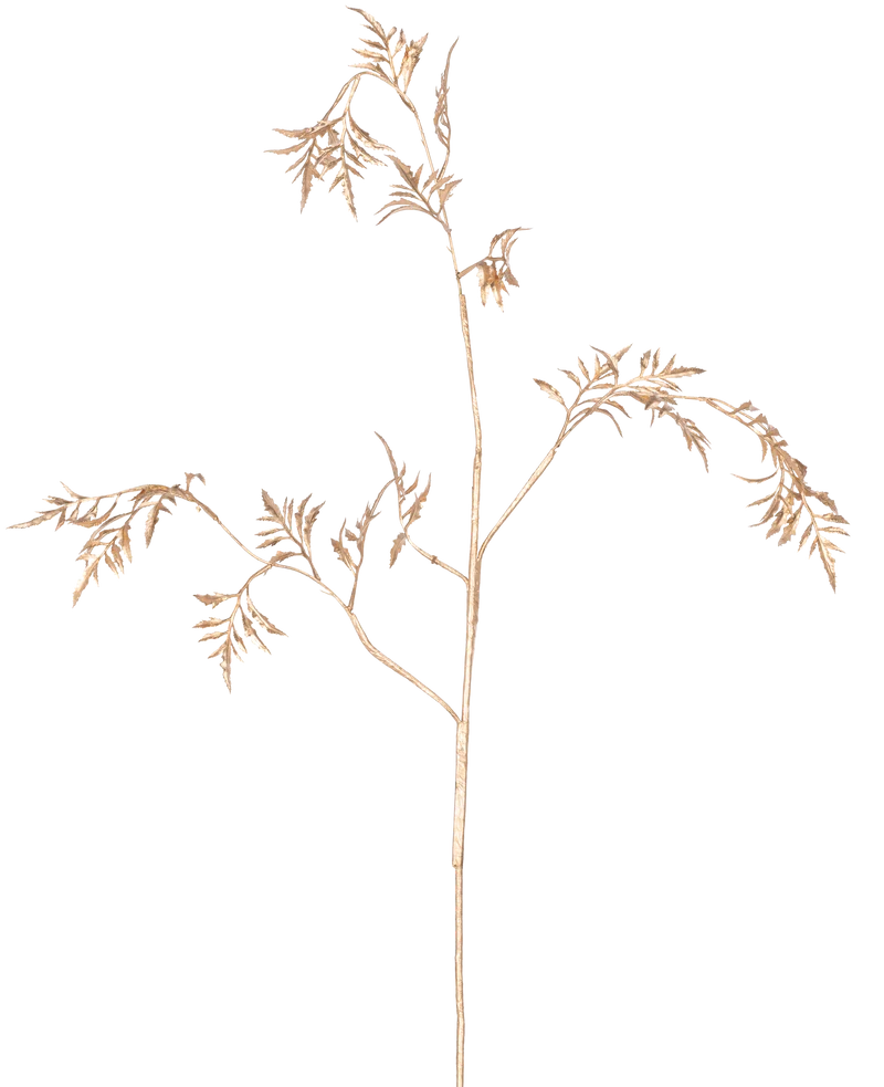 Künstlicher Zweig Farn Mini 75 cm gold