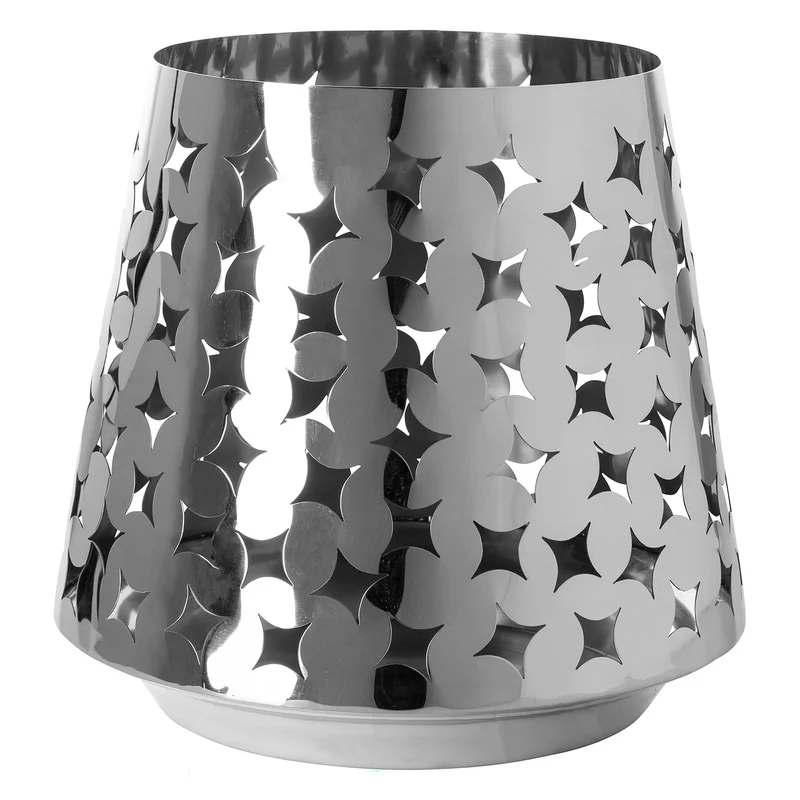 LUMA Windlicht silber