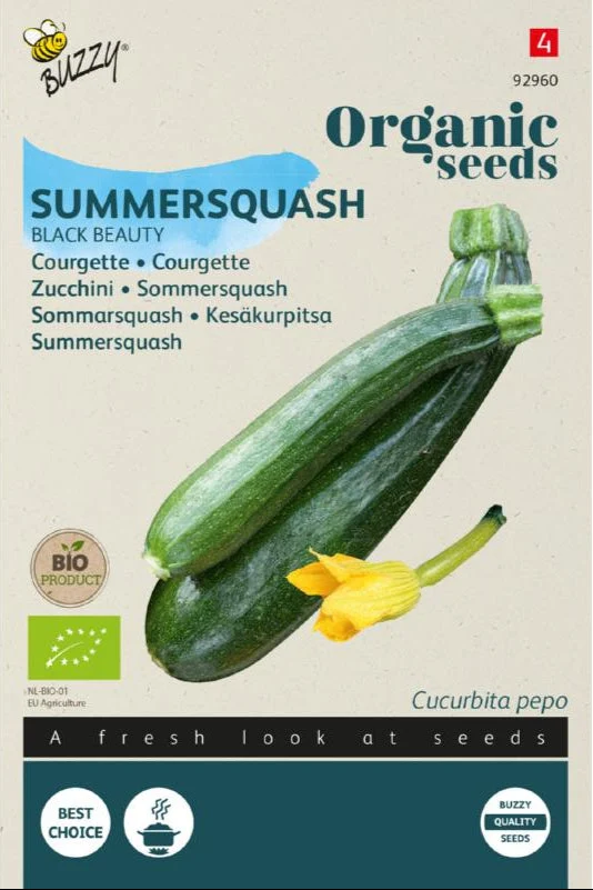 Zucchini Black Beauty Samen BIO