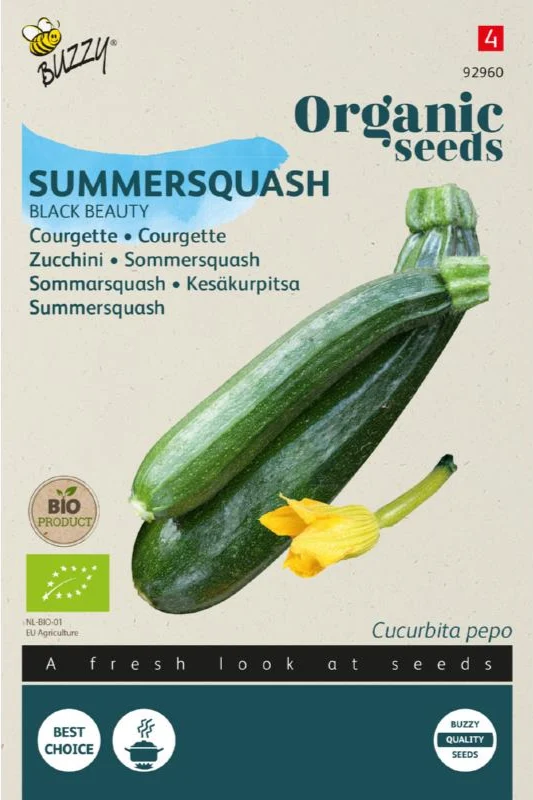Zucchini Black Beauty Samen BIO