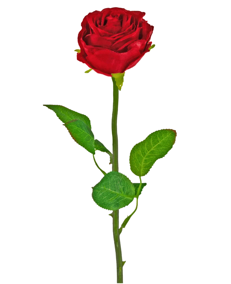Künstliche Blume Rose Classic 54 cm rot