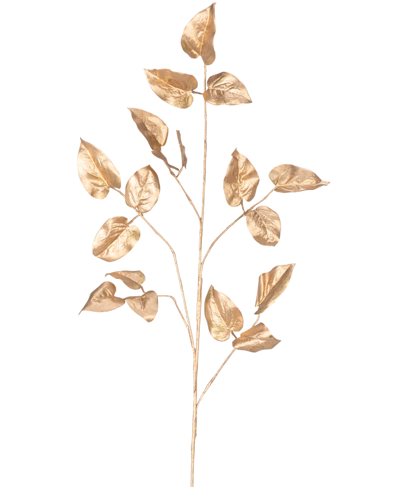 Künstlicher Zweig Salal 90 cm gold