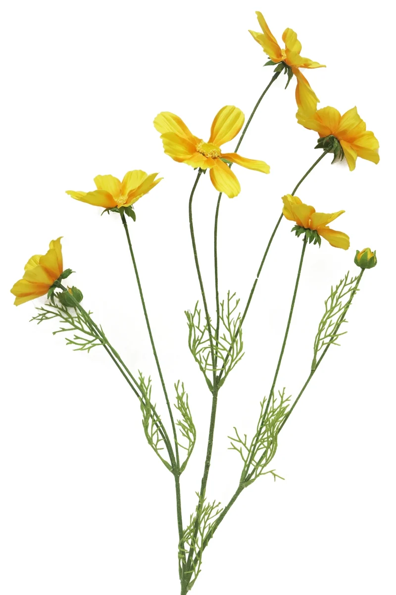 Cosmea Kunstblume 92 cm Gelb