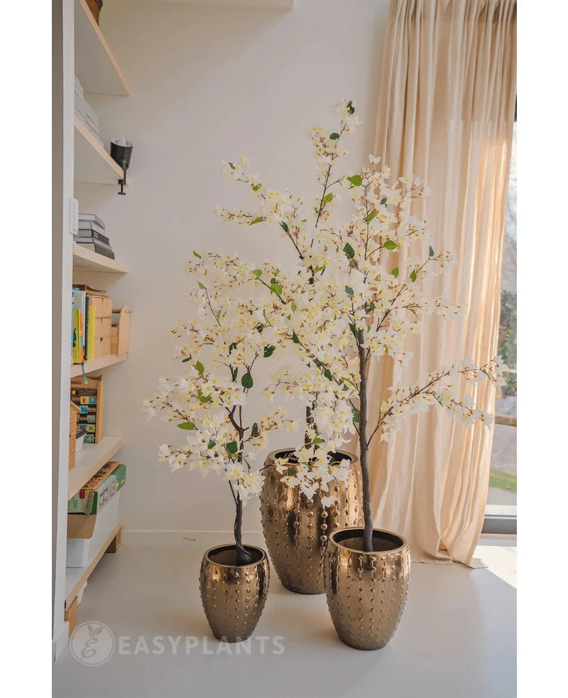Bougainvillea Kunstpflanze 120 cm weiß