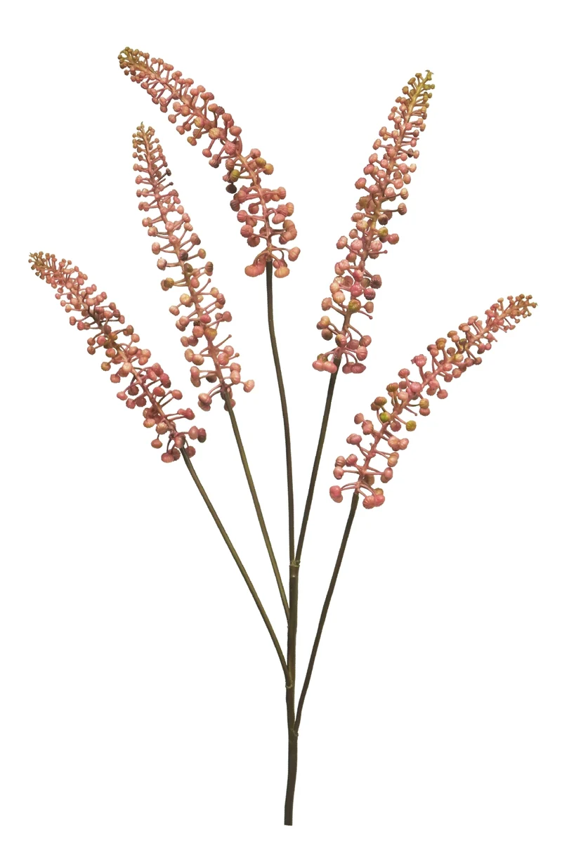 Phytolacca Kunstblume 93 cm Rosa