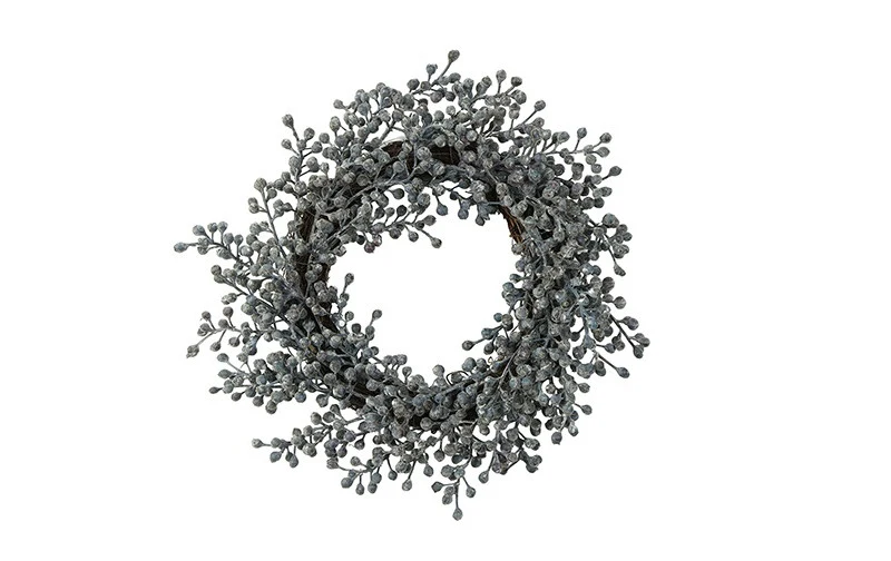 Kunst dadelkrans zwart - 20-30 cm