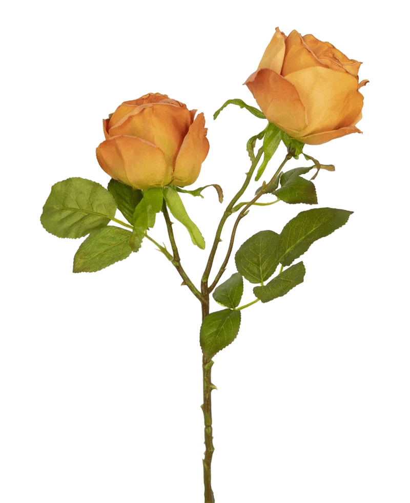 Künstliche Rose Deluxe 55 cm Pfirsich