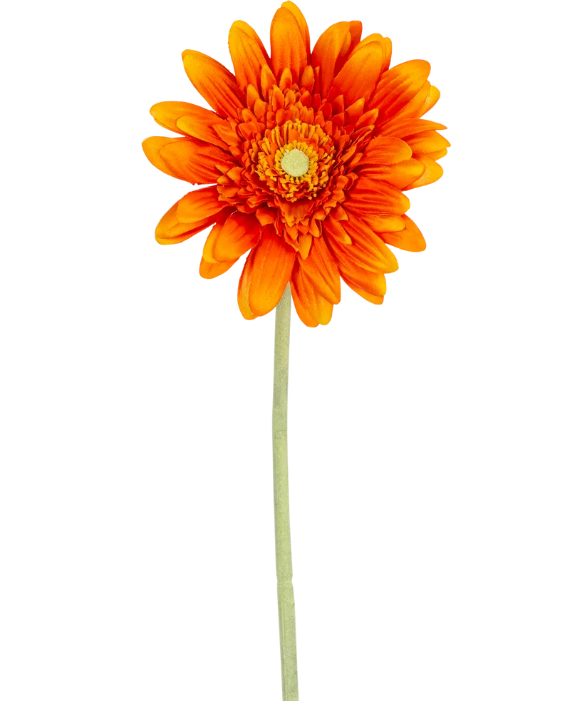 Künstliche Gerbera 53 cm orange