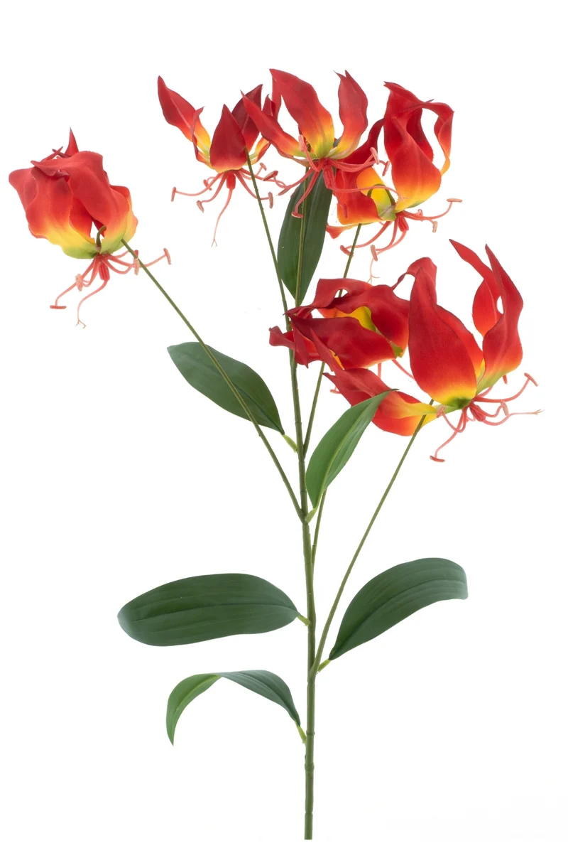 Gloriosa Kunstblume 90 cm Rot