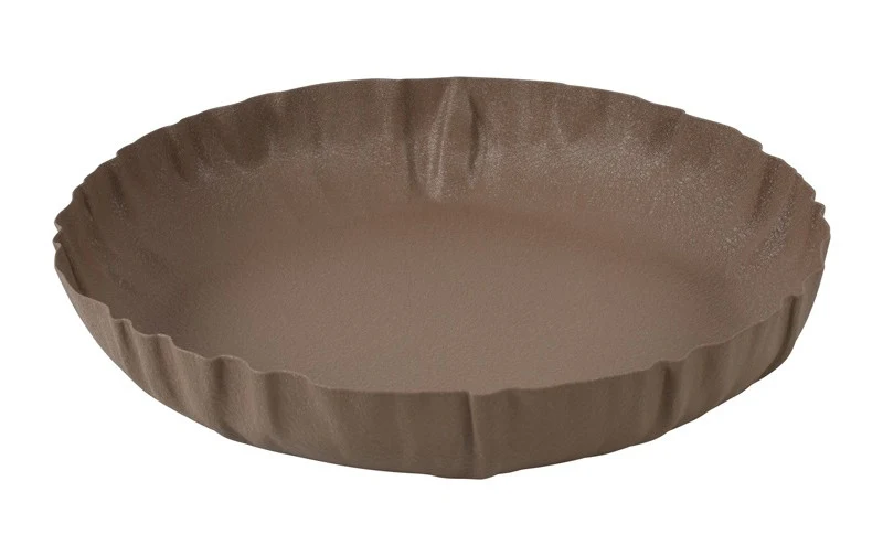 Schaal Dusan taupe bruin - 34 cm
