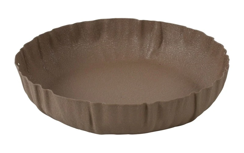 Schaal Dusan taupe bruin - 25 cm