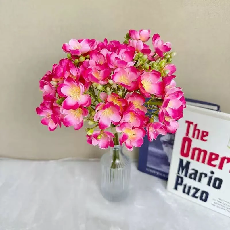 Jasmin-Blumenstrauß aus Seide, 40 cm hoch, weiß, Ins-Modern-Stil, für Hochzeiten, Tischdekoration, Fotografie