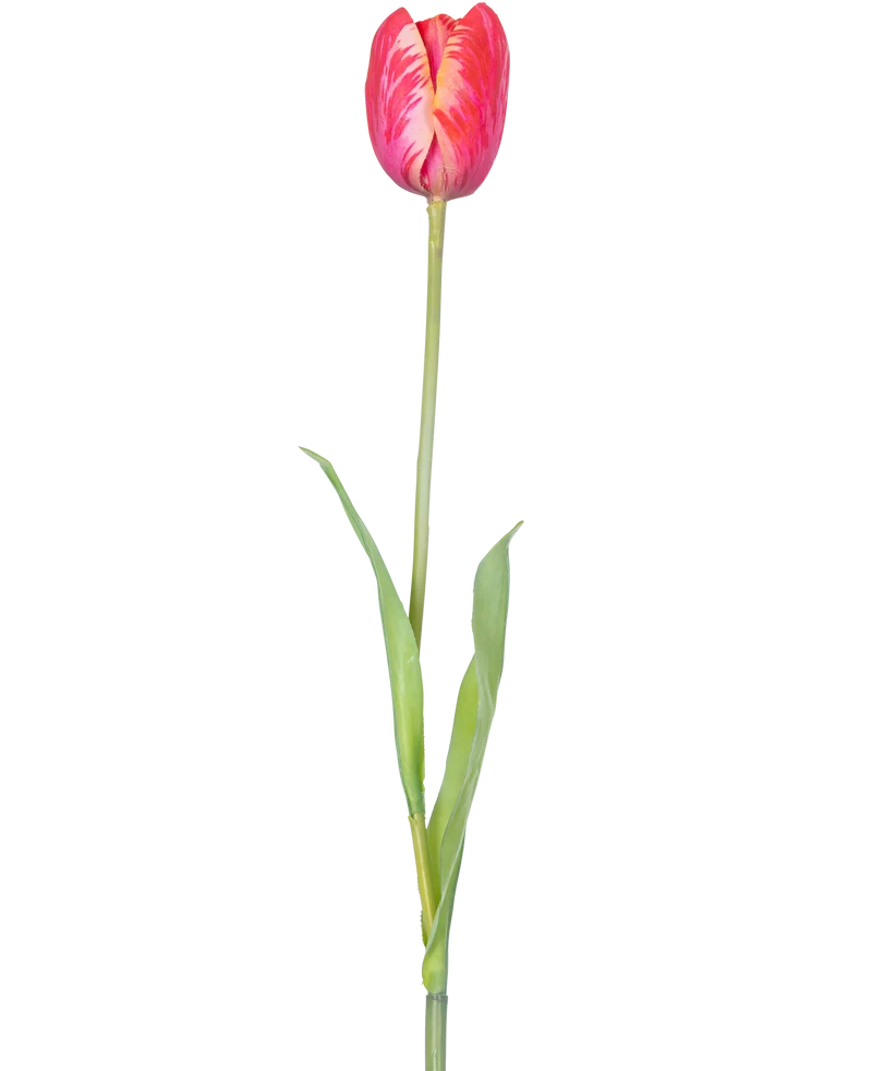 Künstliche Blume Französische Tulpe 60 cm rot