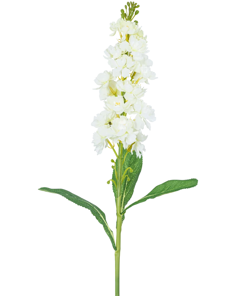 Künstliche Blume Veilchen 78 cm weiß
