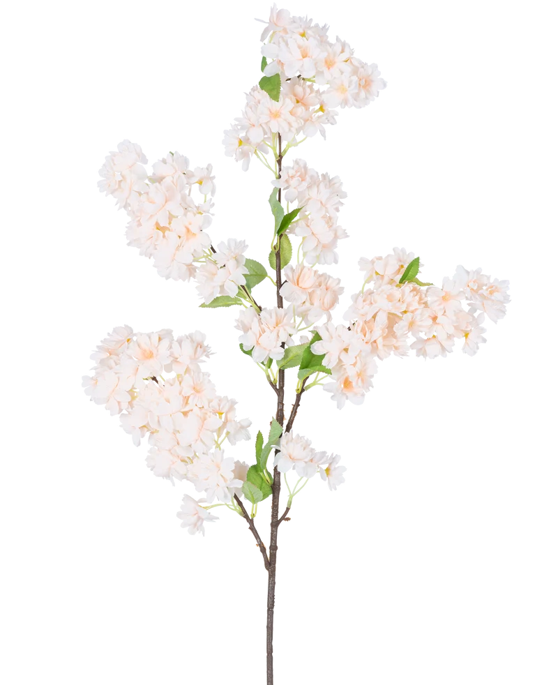 Künstliche Kirschblüte 100 cm weiß/rosa