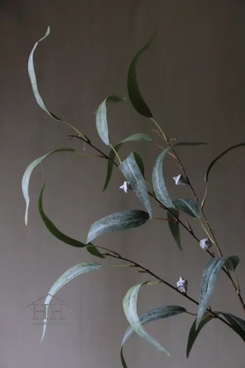 Kunst eucalyptus tak S met vruchten