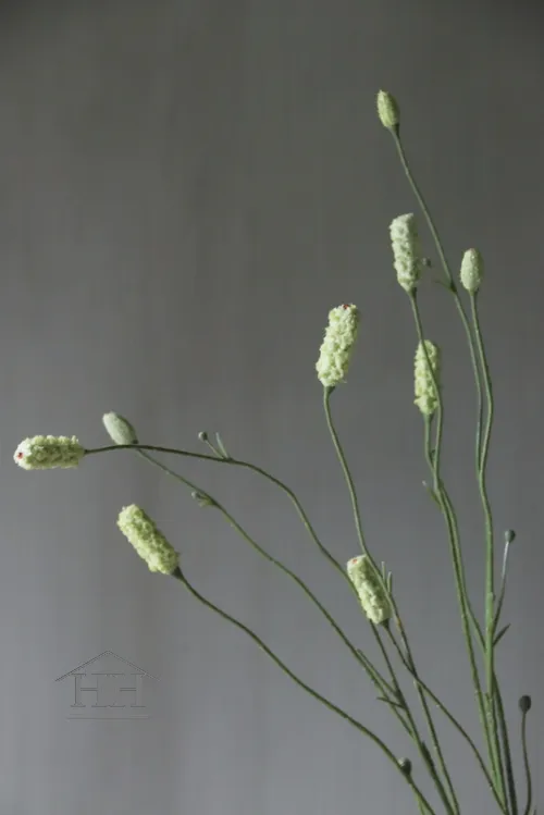 Kunstbloem burnet spray groen 86 cm