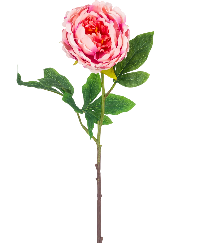 Künstliche Blume Pfingstrose 61 cm rosa