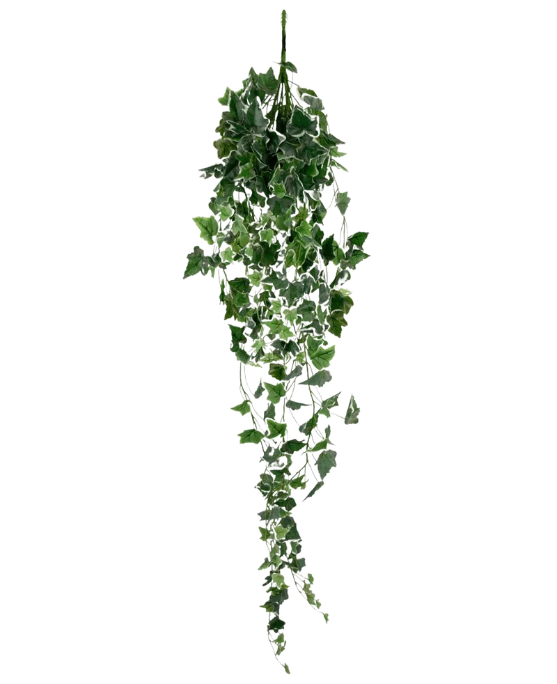 Künstlicher Efeu 130 cm grün/weiß