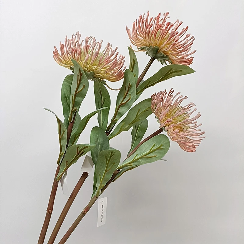 Künstliche Chrysantheme, Einzelstiel, 58 cm, PE/PVC, für Innendekoration, Hotel und Gewerbe