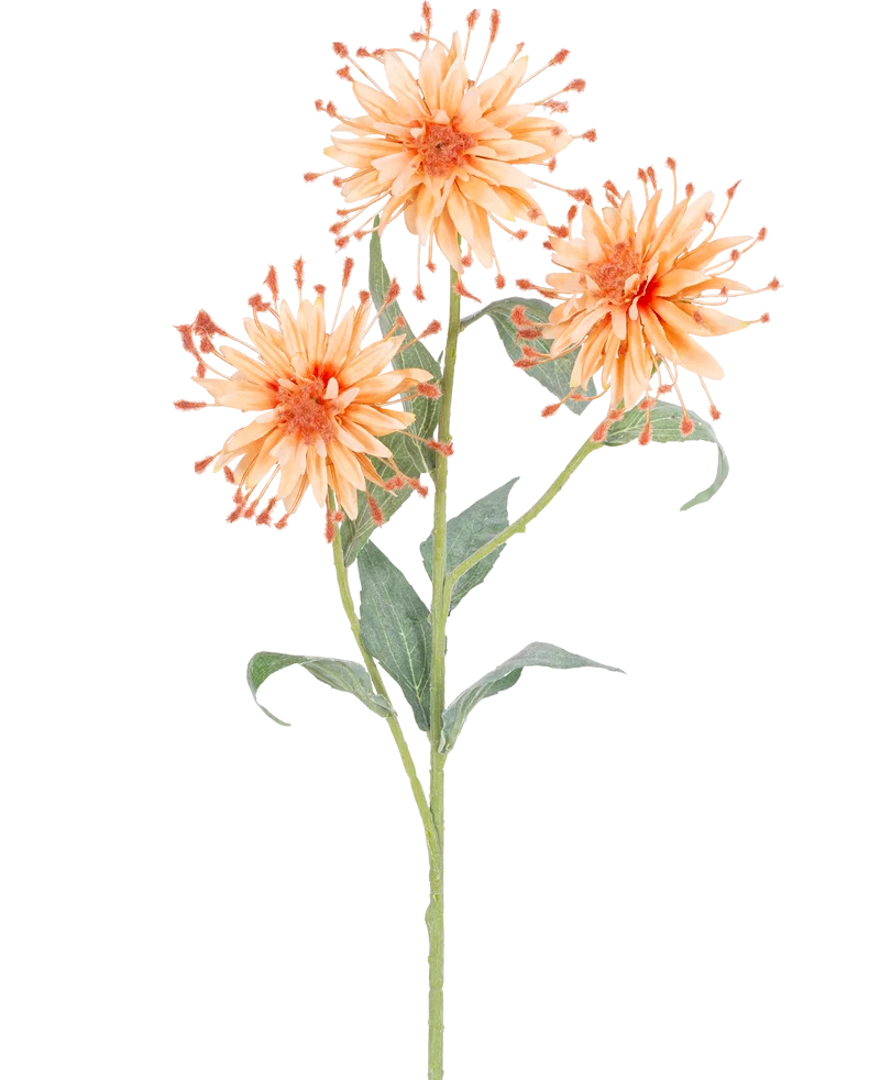 Künstliche Blume Scabiosa Japonica 70 cm Pfirsich
