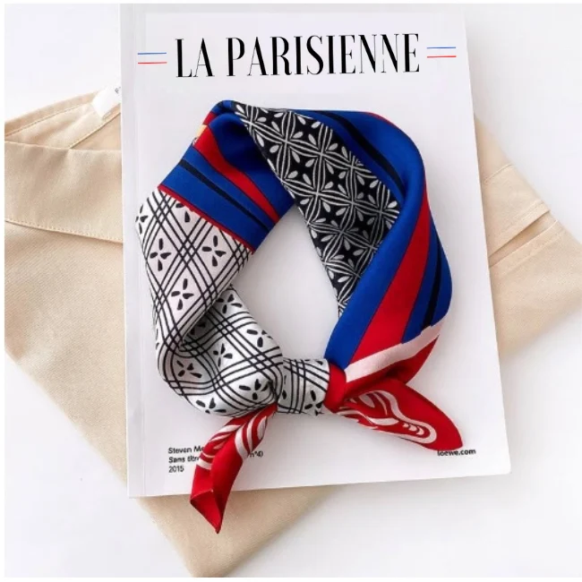 Carré aus 100% Seide Sophisticated Frau | La Parisienne