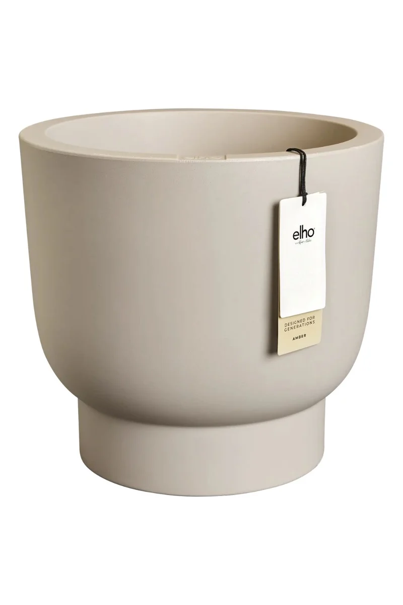 Blumentopf Elho Amber Grail 38 cm Balanced Beige