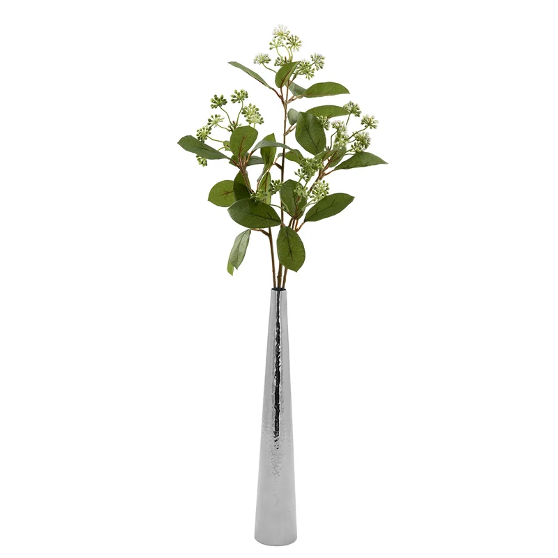 CUBA Vase silberfarben