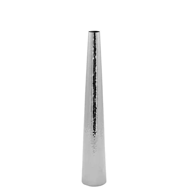 CUBA Vase silberfarben