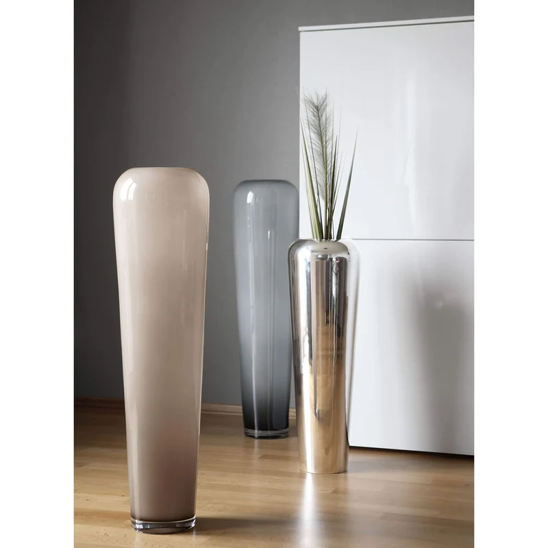 TUTZI Vase silberfarben