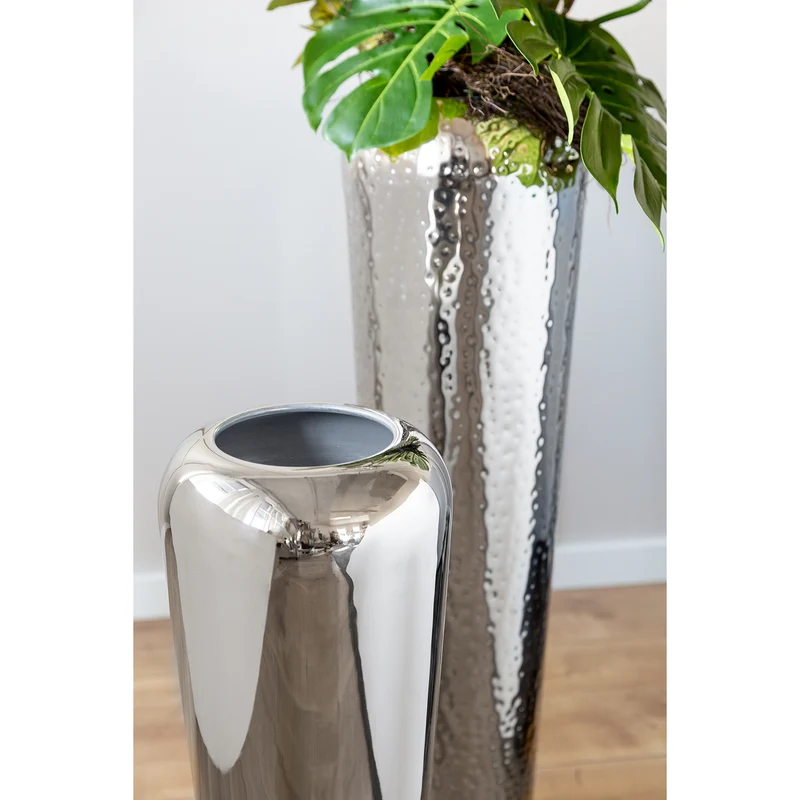 TUTZI Vase silberfarben