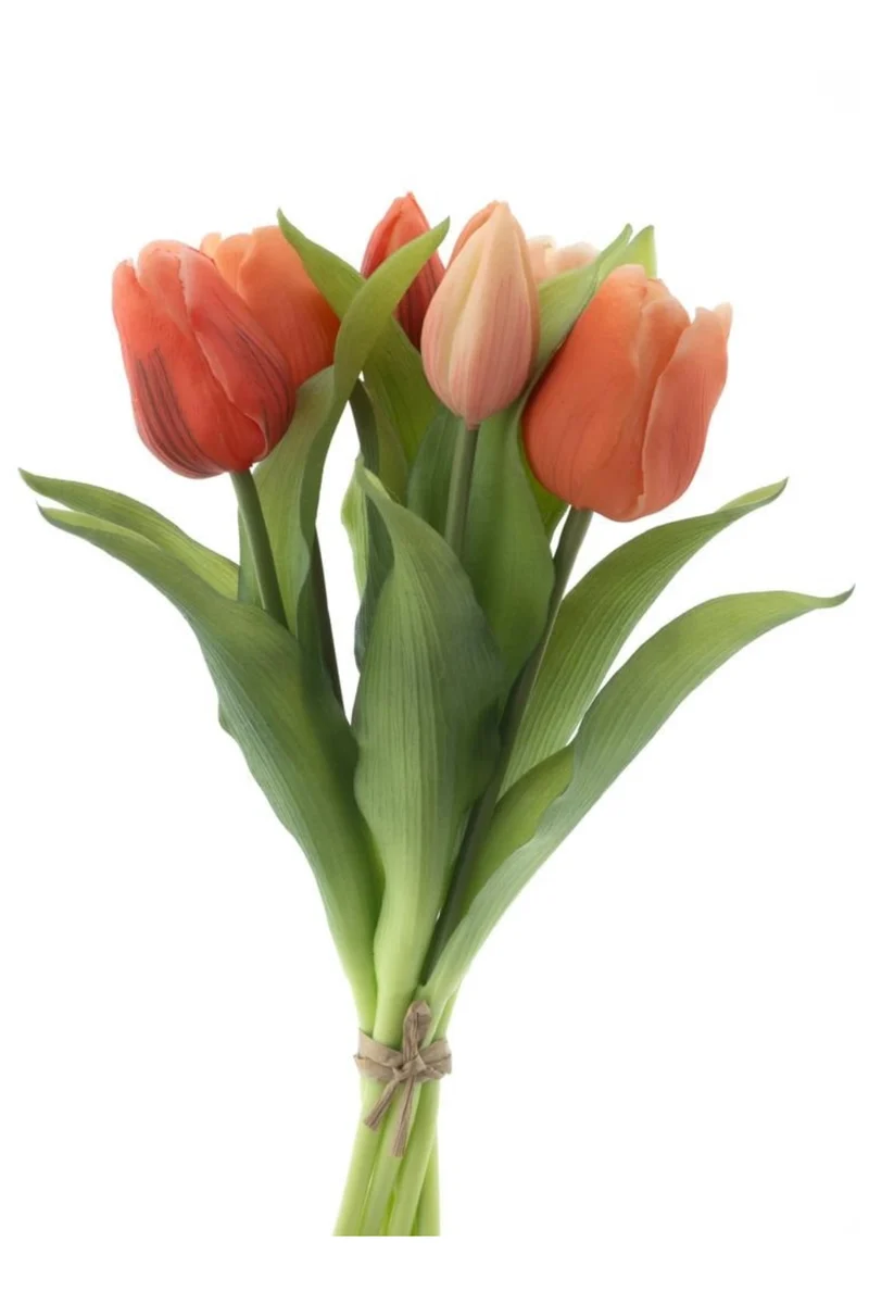 Künstliche Tulpen Lachsfarben 31 cm