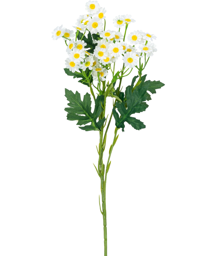Künstliche Blume Gänseblümchen Mini 61 cm weiß
