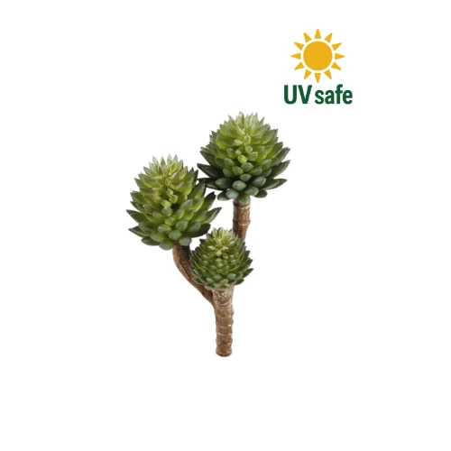 Kunst vetplant sedum groen UV