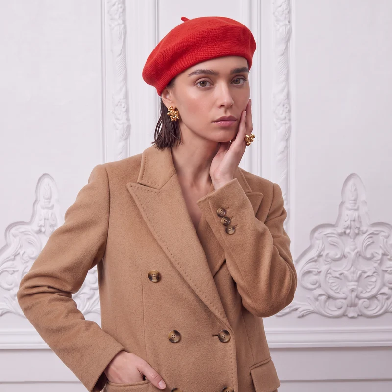 Traditionelles Frauen-Barett aus 100% Wolle | La Parisienne