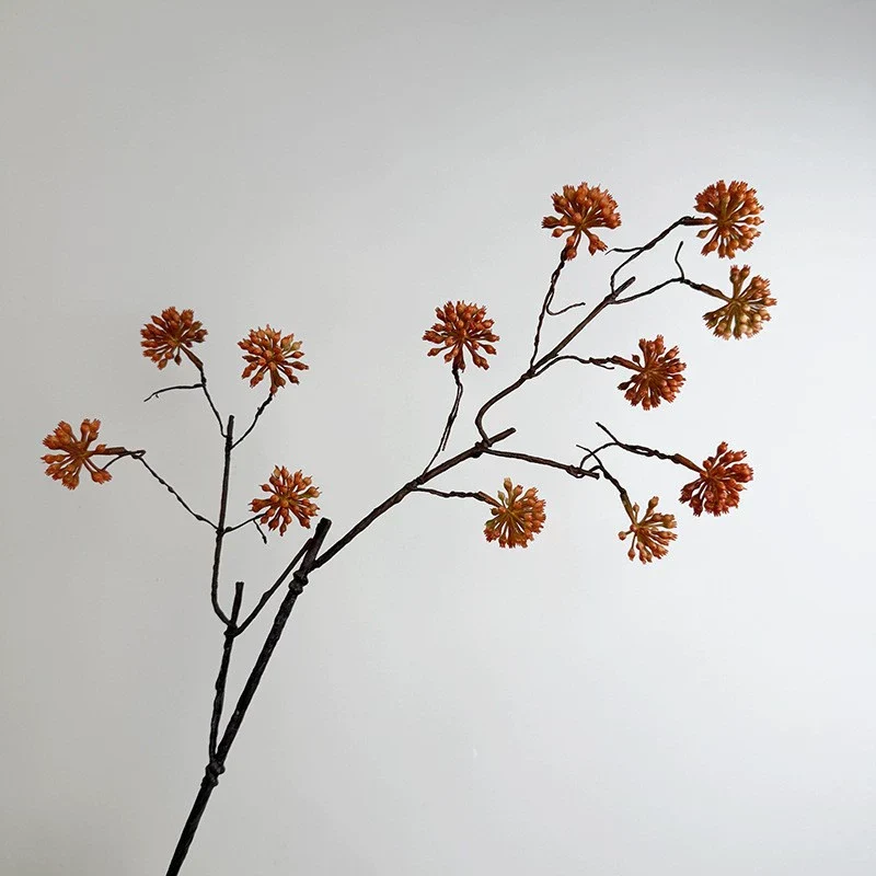 Künstliche Trockenblume Pistazie mit 12 Früchten, 70 cm, Vintage-Deko für Hochzeit, Laden, Büro, Zuhause – Plastik, langlebig, allergenfrei